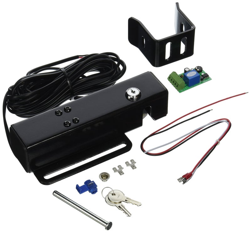 Mighty Mule Automatic Gate Lock (FM143) for Mighty Mule Automatic Gate Openers , Black - Image 1