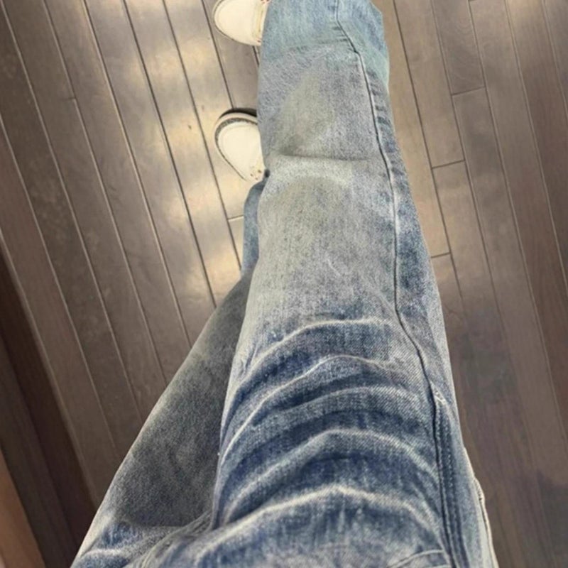 Unisex Casual Daily Denim Jeans - Image 3