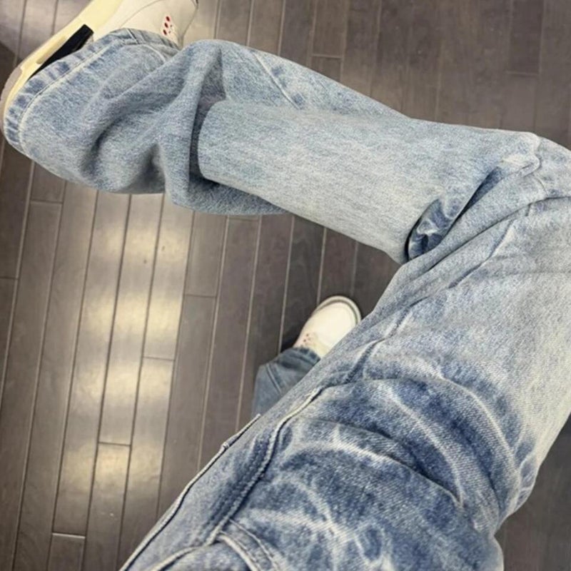 Unisex Casual Daily Denim Jeans - Image 1