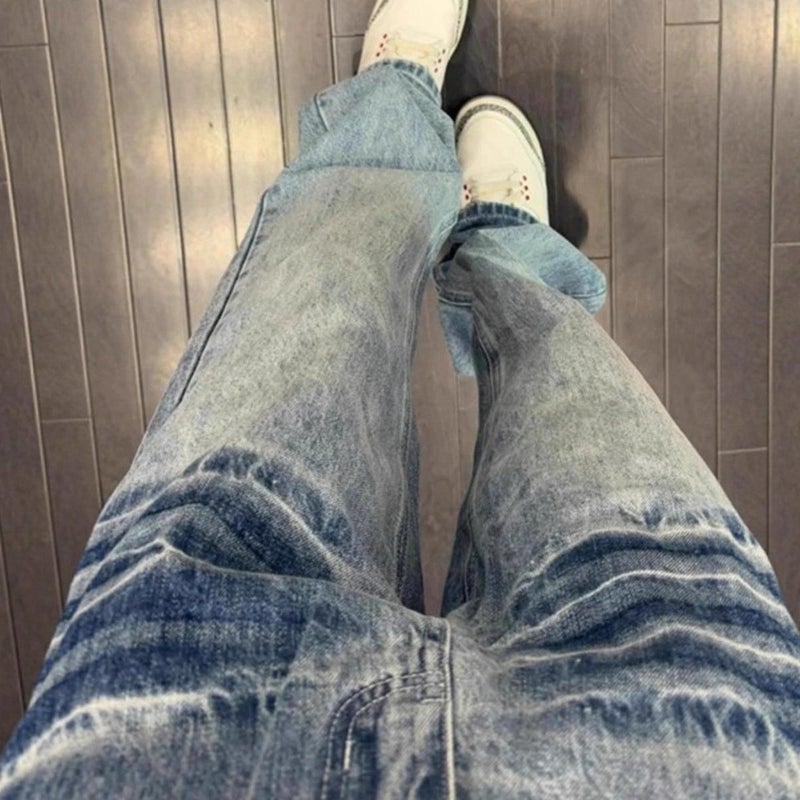 Unisex Casual Daily Denim Jeans - Image 5