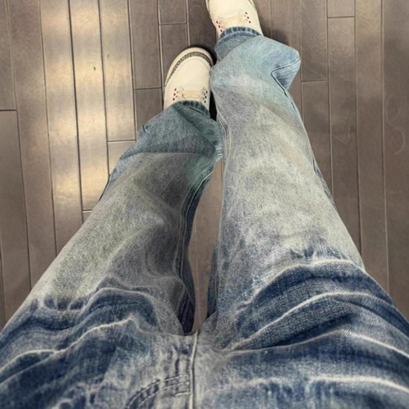 Unisex Casual Daily Denim Jeans - Image 4