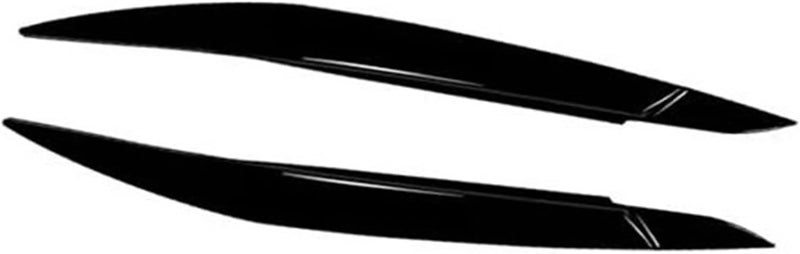 DEMULAX Gloss Black Headlight Eyebrow Trims for X6 X6M E71 E72 - Image 1