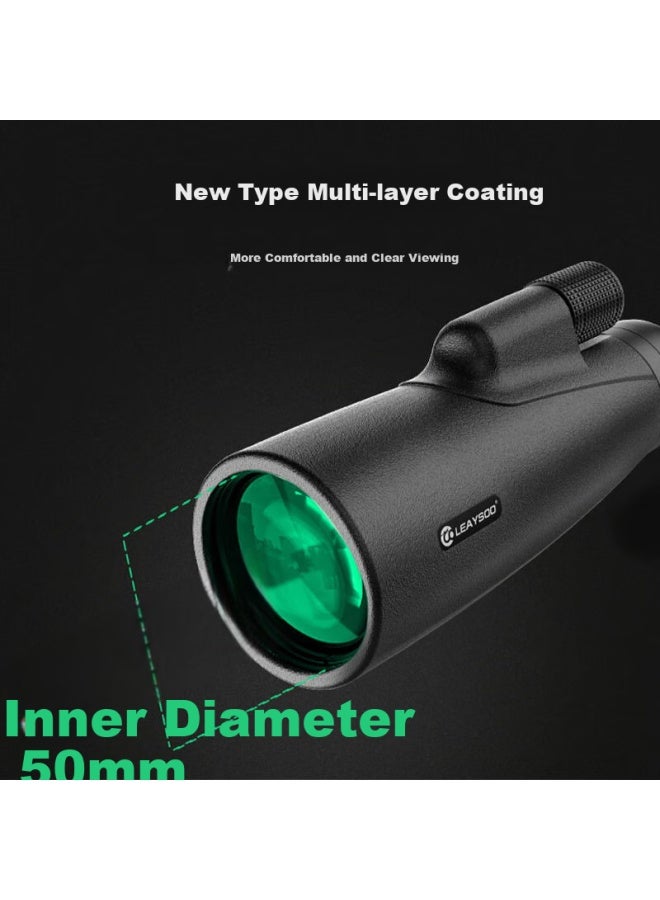 Leaysoo Leaysoo 12X50 High-Powered High-Definition Professional Outdoor Concerts, Sporting Events, Bird Watching Monocular Telescope - Image 3