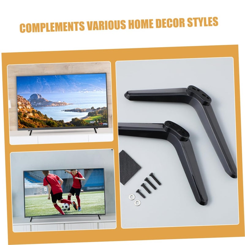 2 Pack TV Stand Mount Bracket For Flat Screen Television Installation - Image 4