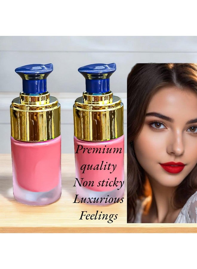 Lui Pui LUIPUI Pink Blush for Cheeks | Liquid Blush | Long-lasting Makeup Blush | Lightweight | Easily Blendable Blusher - Image 2