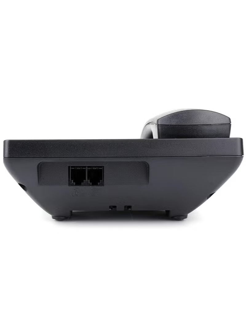 Corded Landline Phone with Big Button, Home Office Phone with Caller ID, Handsfree Speakerphone, LED Display, Speed ​​Dial Black PS-4728 - Image 4