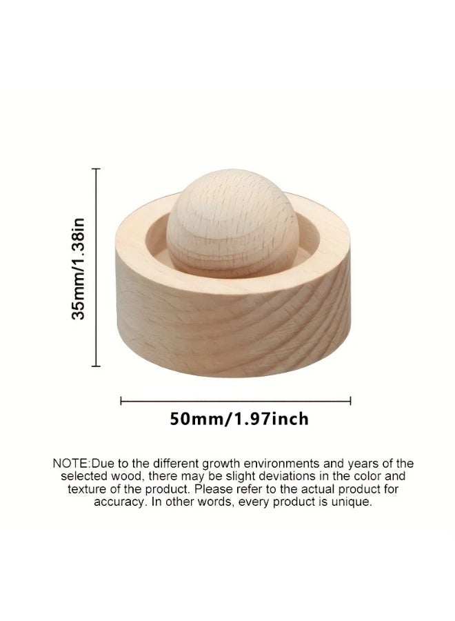 AKSONZ Premium Wooden Essential Oil Car Diffuser – Mini Natural Wood Aroma Fragrance Diffuser for Home, Office & Bedroom, Waterless and Heatless Eco-Friendly Scent Wood - Image 3