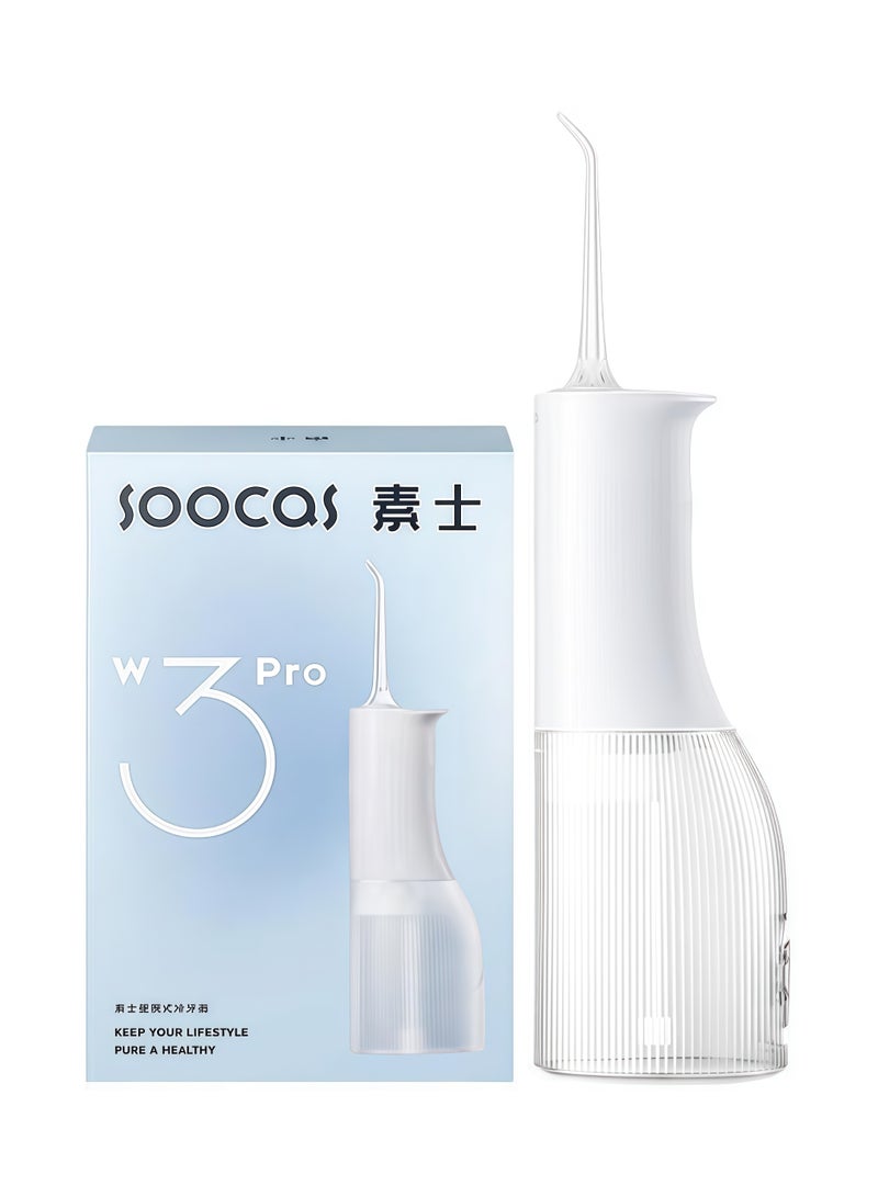 SOOCAS Cordless faucet SOOCAS 240ML professional oral irrigator with 7 modes and 3 nozzles USB-C rechargeable 80 day detachable water tank portable rechargeable tooth cleaner W3 Pro - Image 1