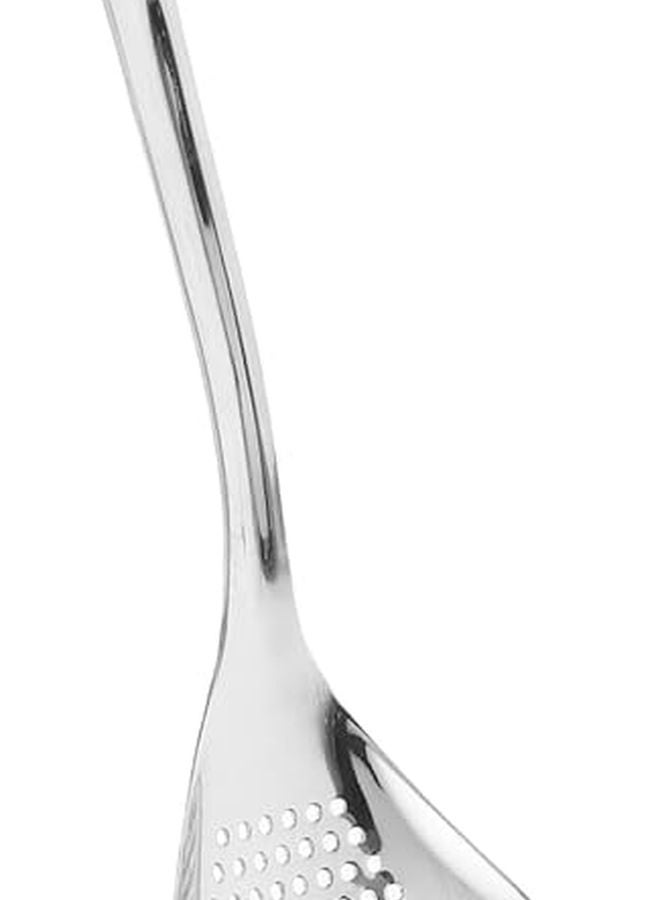 Stainless Steel Colander Ladle Spoon Kitchen Utensil Strainer For Draining Pasta Vegetables - Image 1