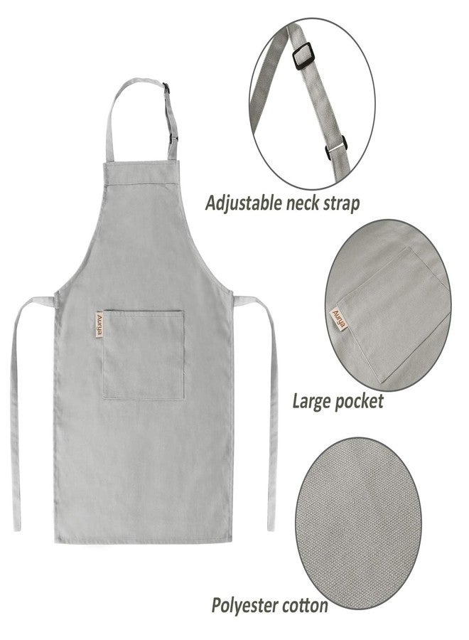 Aurya Adjustable Apron and Chef Hat Set for Cooking and Baking - Image 2