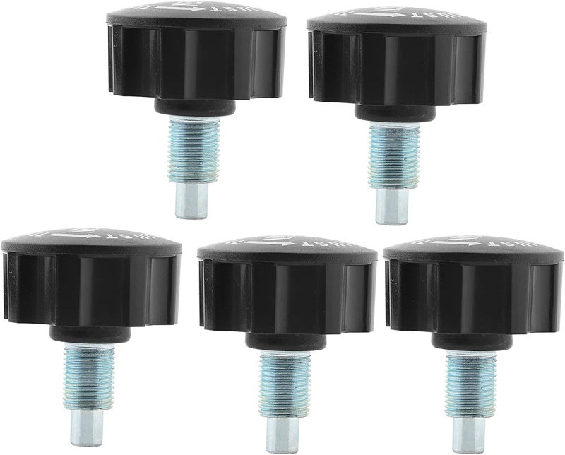 luckyfours Fitness Pull Pin, Pin Knob Pull Up Spring Knob Pop Pin Compact Shape Spinning Bike Pull Pin Spring Knob Screw Replacement Parts Fitness Pin for Fitness Equipment Exercise Machines - Image 1