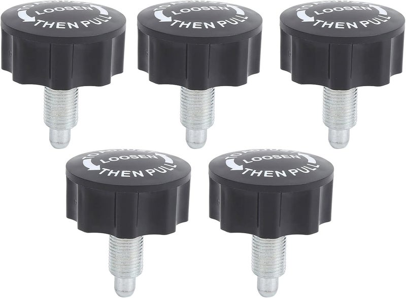 luckyfours Fitness Pull Pin, Pin Knob Pull Up Spring Knob Pop Pin Compact Shape Spinning Bike Pull Pin Spring Knob Screw Replacement Parts Fitness Pin for Fitness Equipment Exercise Machines - Image 2