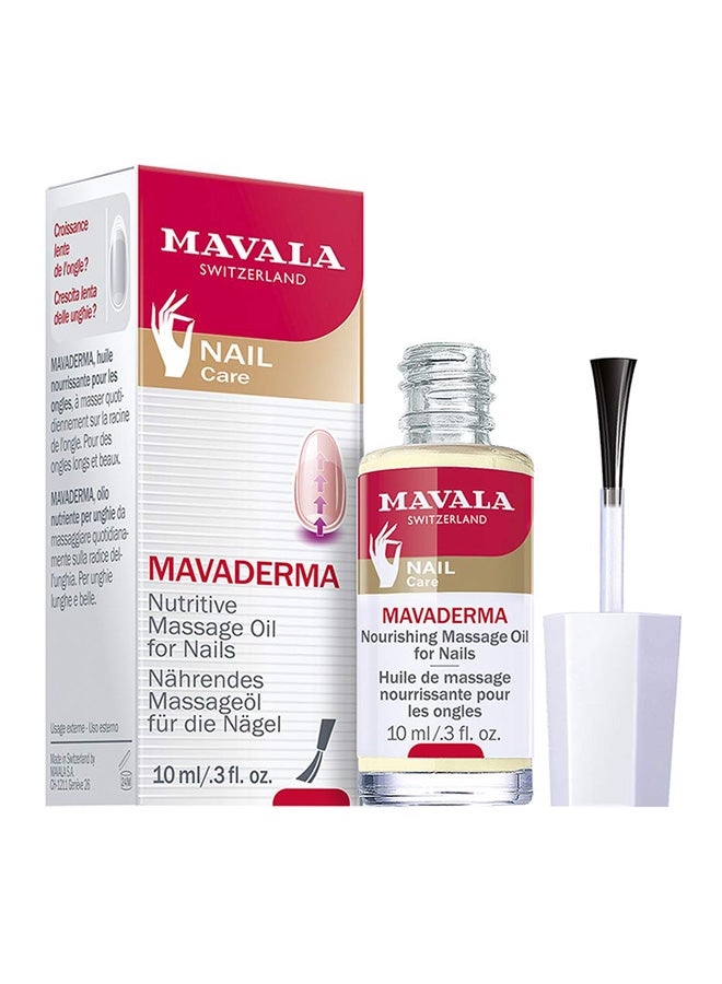 Mavala Mavaderma Nourishing Massage Oil For Nails Clear 10ml - Image 2