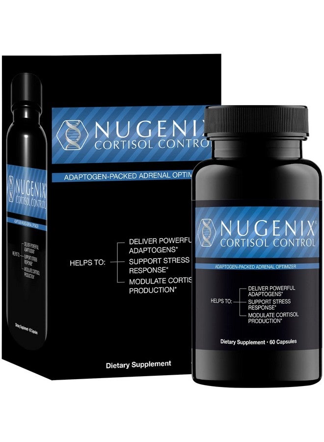 Nugenix مكمل التحكم في الكورتيزول وإدارة الكورتيزول ودعم الغدة الكظرية للرجال 60 كبسولة - Image 2