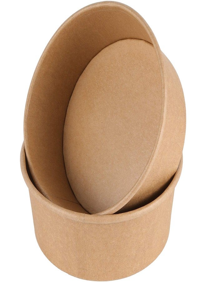 ZEONHAK 96 Pack 25 OZ Kraft Paper Bowls, Disposable Soup Serving Bowls, Paper Ice Cream Cups for Cold or Hot Food, Soup, Ice Cream, Dessert - Image 4