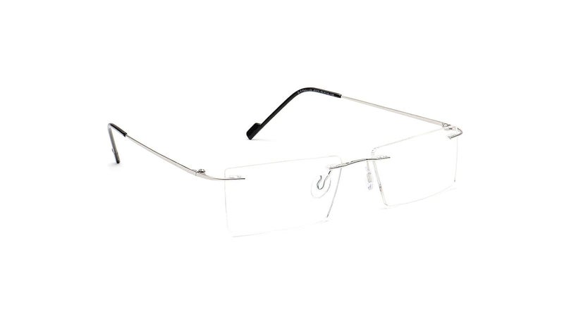 Redex Rectangular Rimless Spectacle Frame For Unisex. - Image 2