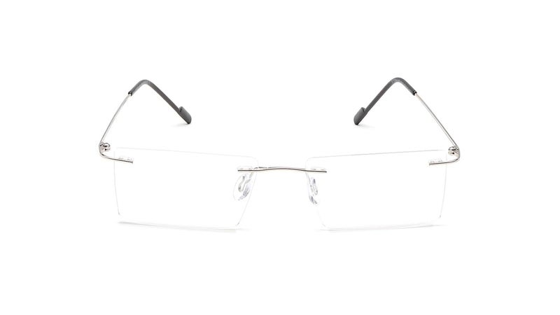 Redex Rectangular Rimless Spectacle Frame For Unisex. - Image 1