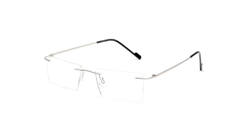 Redex Rectangular Rimless Spectacle Frame For Unisex. - Image 3