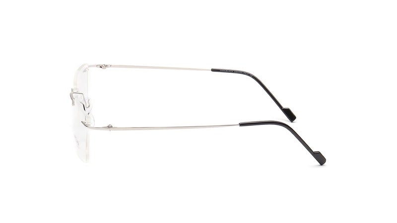Redex Rectangular Rimless Spectacle Frame For Unisex. - Image 5