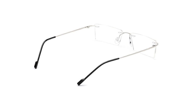 Redex Rectangular Rimless Spectacle Frame For Unisex. - Image 4