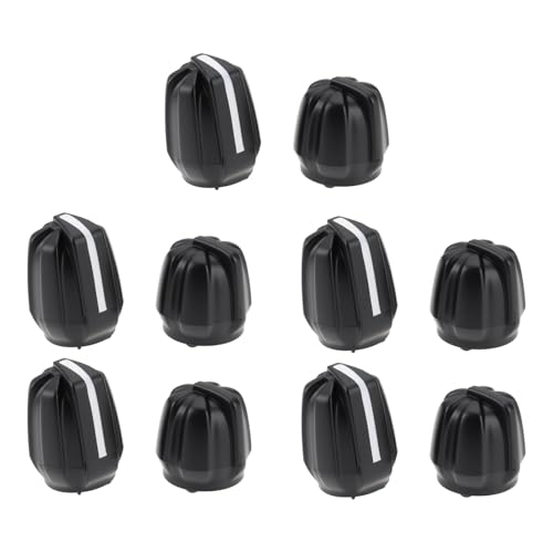Briny River 10pcs Volume Control Channel Knob Compatible with Kenwood TK3402 NX248 NX340 NX348 Radio - Image 1