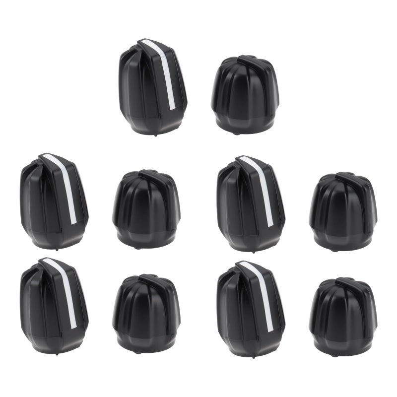 Briny River 10pcs Volume Control Channel Knob Compatible with Kenwood TK3402 NX248 NX340 NX348 Radio - Image 3