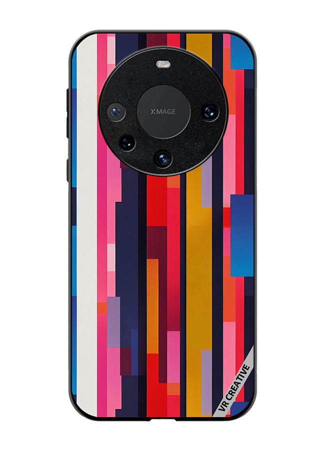 VR CREATIVE Protective Case Cover For Huawei Mate 60 Pro Abstract Pattern 3D Design Multicolour - Image 1