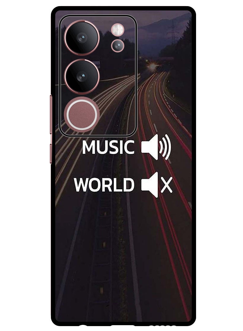 Theodor Protective Case Anti Scratch Shock Proof Bumper Cover For Vivo S17 - S17 Pro Music Word - Image 1