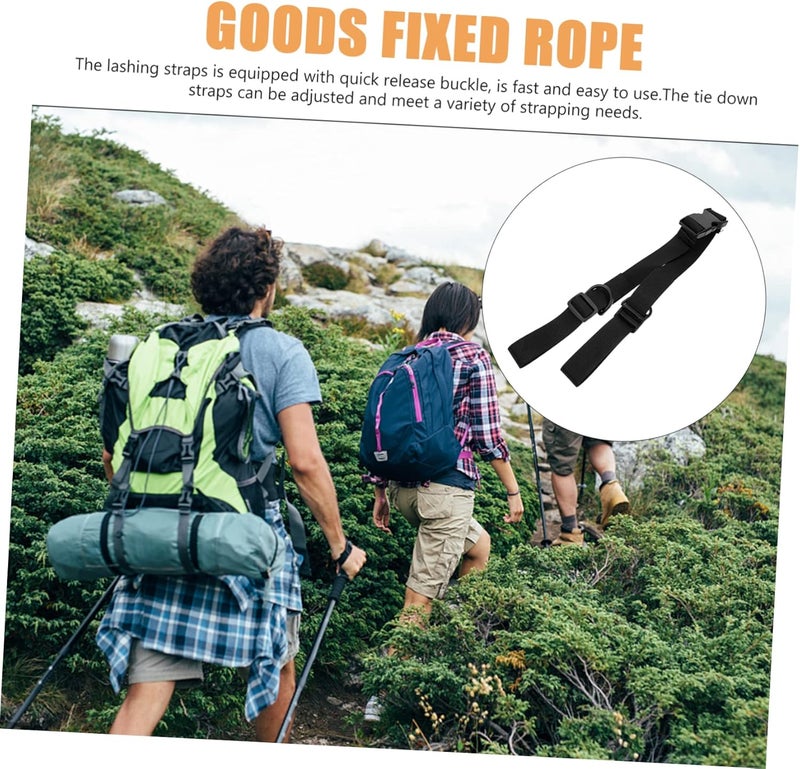 Adjustable Carrying Straps with Release Buckle for Tent Cargo Securement - Image 5