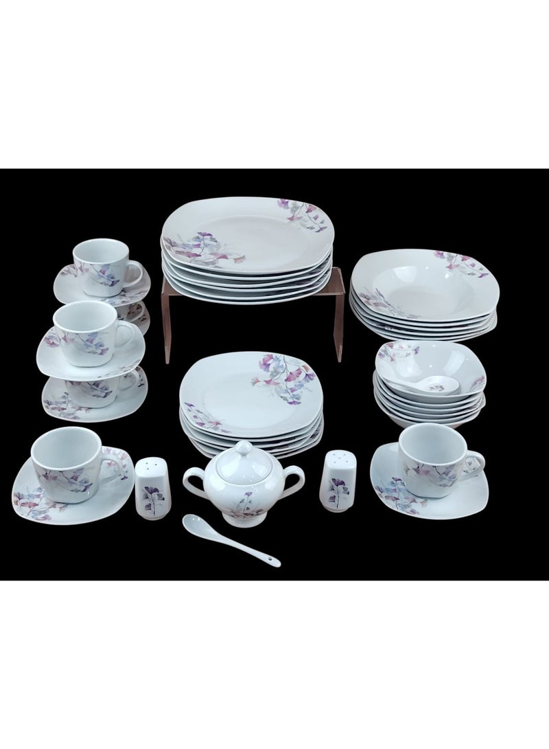 دانيا ✨ طقم سفرة فاخر لـ 6 أشخاص – 47 قطعة تضيف لمائدتك لمسة فاخرة ✨ - Image 2