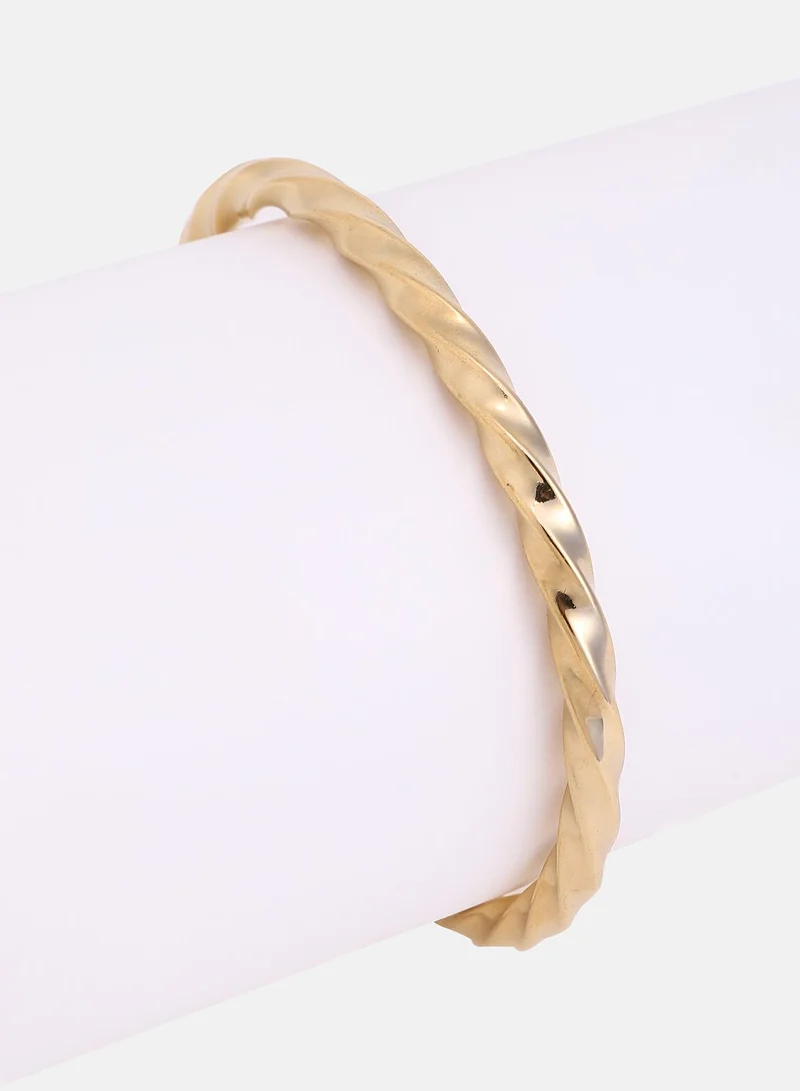 SOHI Twisted Cuff Artificial Bracelet Jewellery