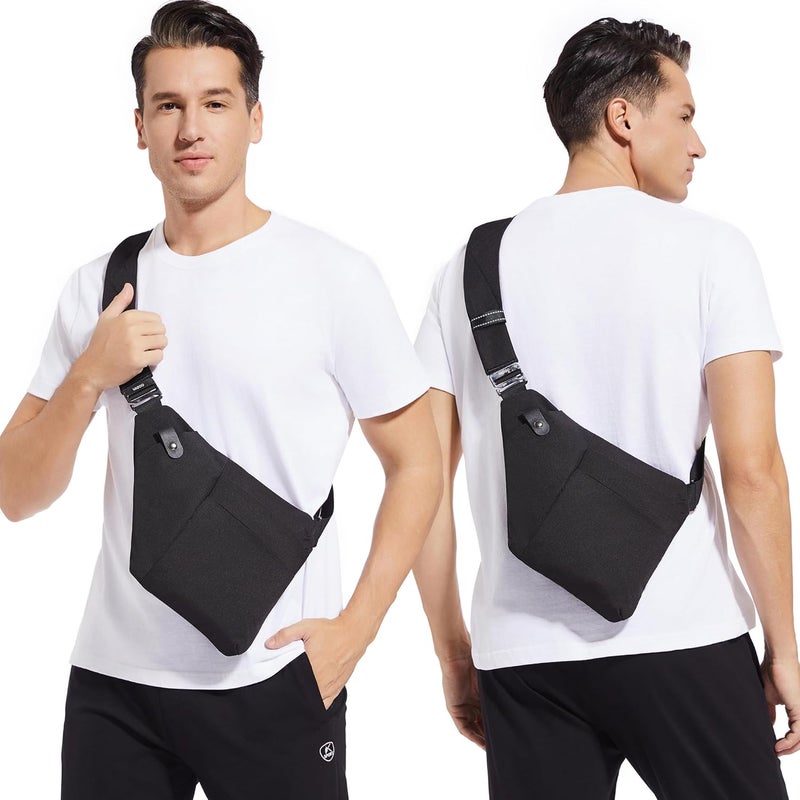VADOO Sling Bag - Anti-theft Crossbody Shoulder Bag for Men and Women - Image 5