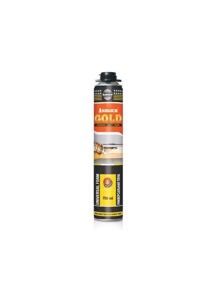 Asmaco PU Expanding Foam Gold 750ml - Image 1