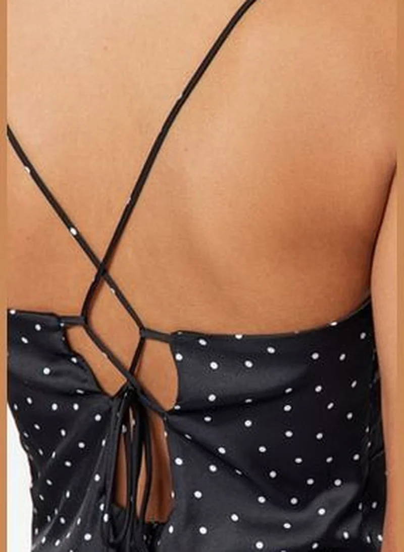 trendyol Black Strap Dress TWOSS23EL00188