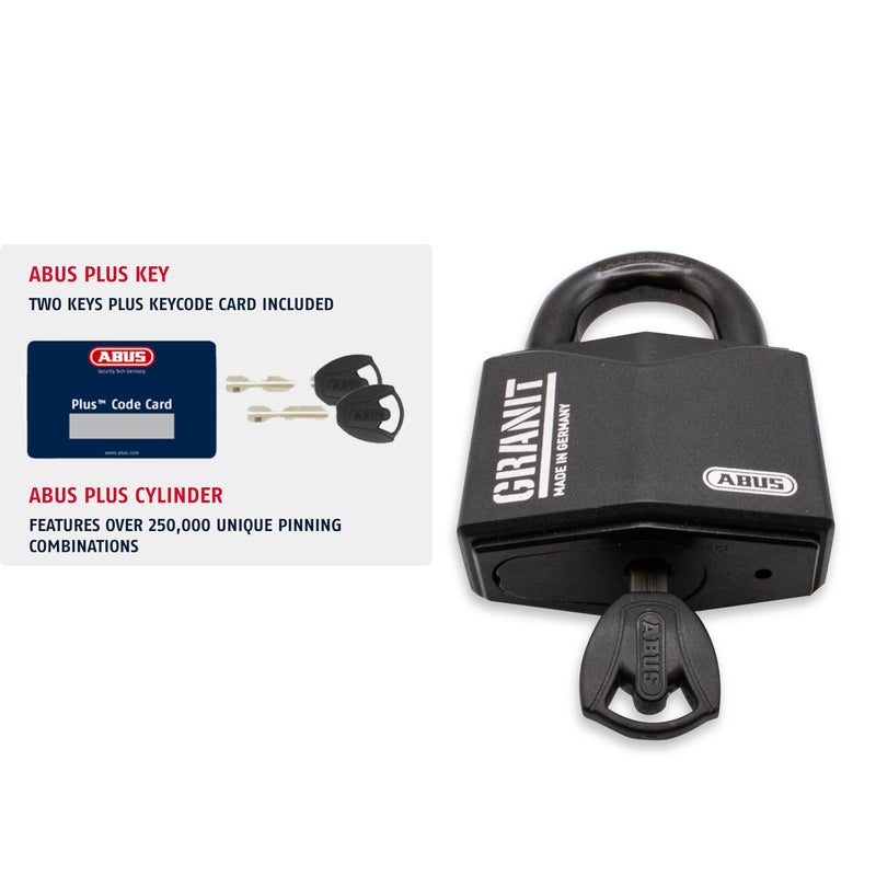 ABUS 37/55 RK KA Granit Alloy Steel Padlock Keyed Alike (Code 5544653) - Image 4