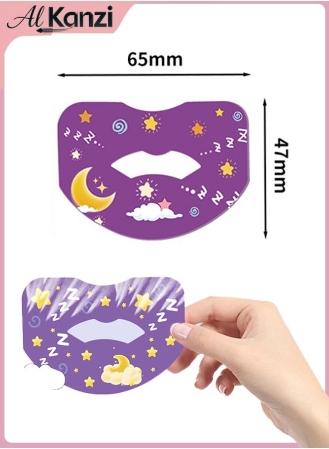 Al Kanzi 30Pcs Adult Sleep Mouth Patch, Anti-Snoring Tape Gentle Mouth Band, Reduces Mouth Breathing Improves Sleep Quality Snoring Relief - Image 2