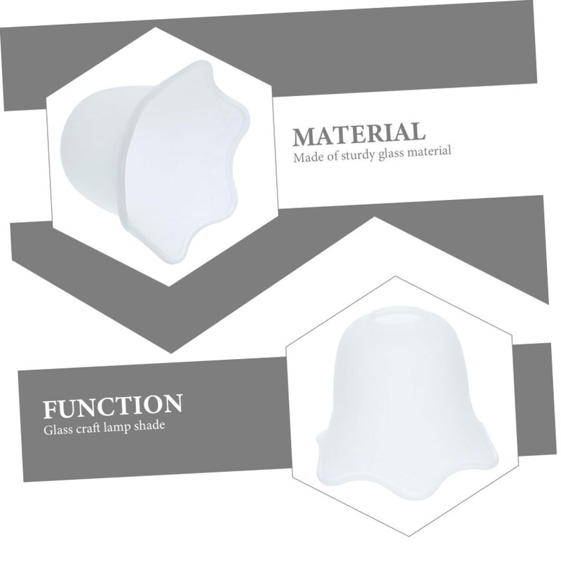 Glass Ceiling Light Lampshade Delicate Craft Design Easy To Install - Image 4