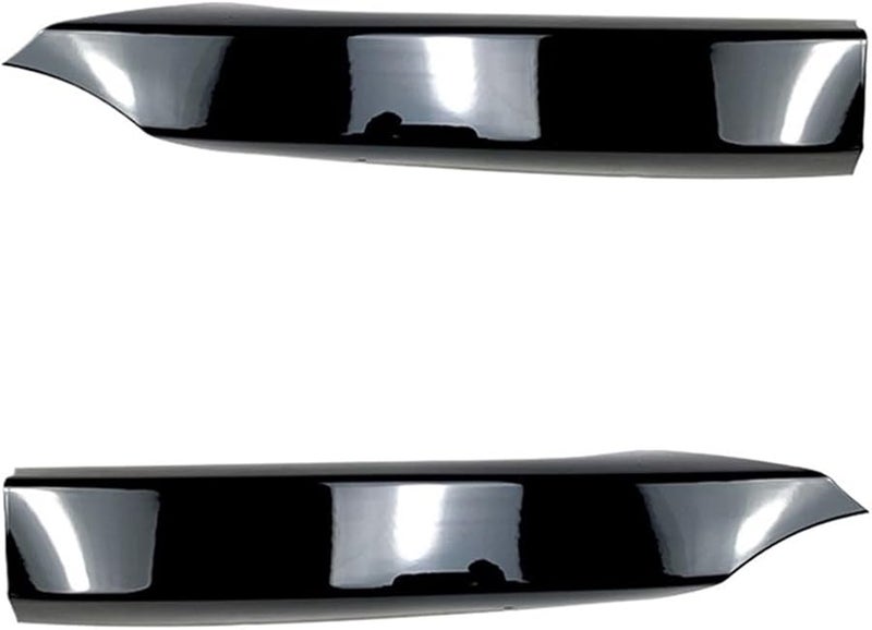 BMW 1 Series E82 E88 Front Bumper Lip Spoiler Gloss Black Carbon Fiber 2008 2013 - Image 4