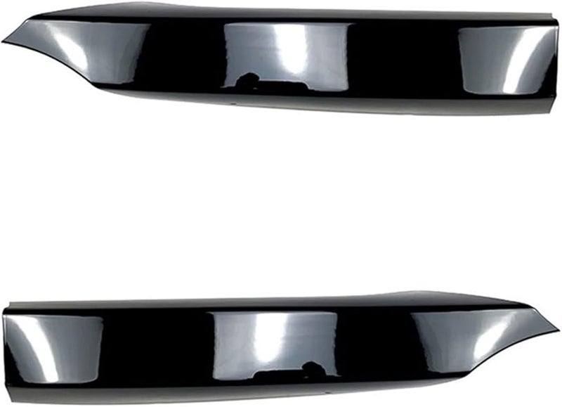 BMW 1 Series E82 E88 Front Bumper Lip Spoiler Gloss Black Carbon Fiber 2008 2013 - Image 1