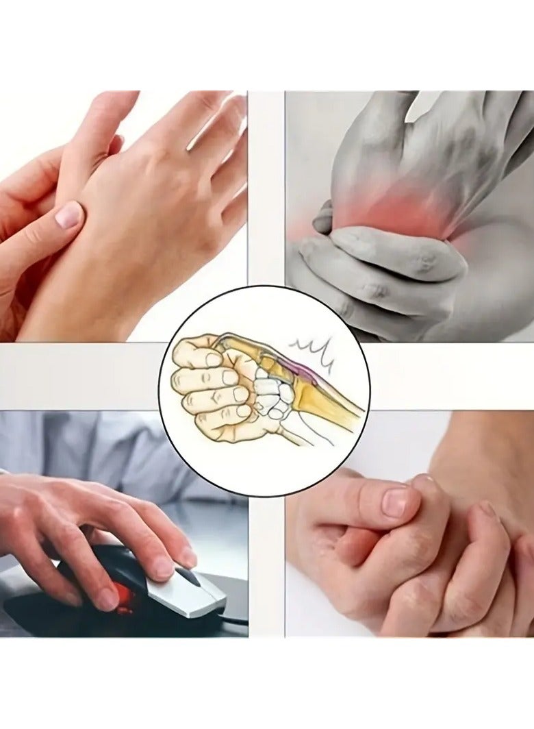 Goolsky Magnetic Wrist Support Brace with Self-Heating Technology - Hand Washable Cloth Wristband for Pain Relief and Relaxation - Image 5