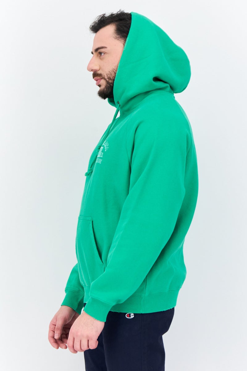 Champion Men Sportswear Fit Long Sleeve Outdoor Sweatshirts, Green  - Image 2