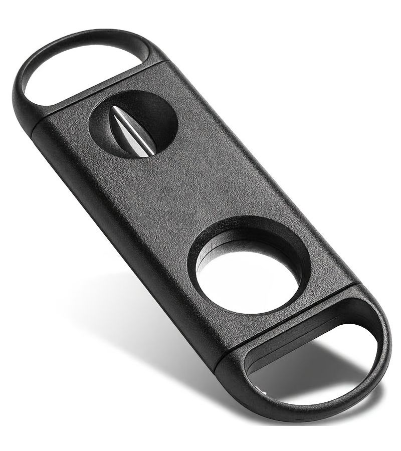 5pcs Plastic 2 In 1 V Slot Cigar Cutter With Scissors Clean Cut Portable Gift - Image 4