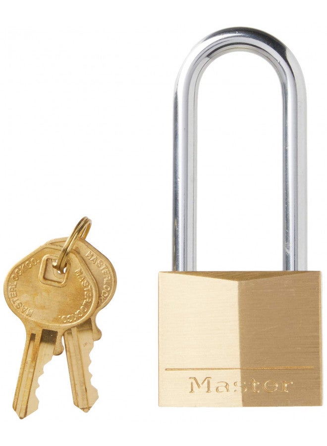 Master Lock Master Lock 140DLH Padlock, 1 Pack, Bronze/Silver  - Image 1