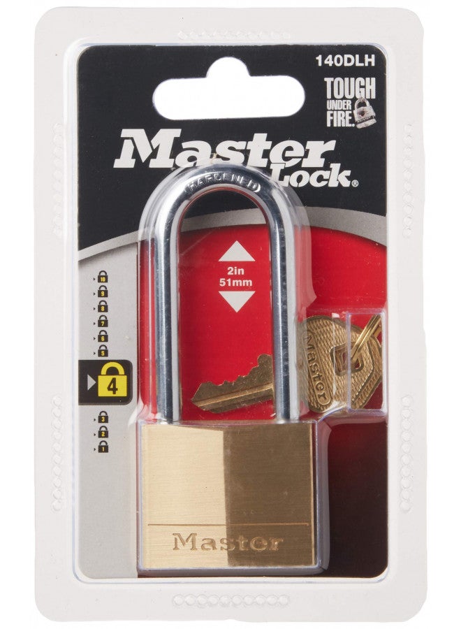 Master Lock Master Lock 140DLH Padlock, 1 Pack, Bronze/Silver  - Image 2