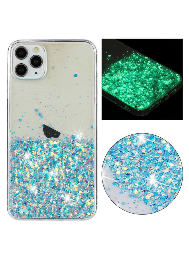 زبون جراب لهاتف iPhone 11 Pro بإطار شفاف من مادة TPU اللامعة اللامعة - Image 1