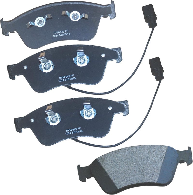 Bendix Premium SBM1024 Semi-Metallic Front Brake Pads for Audi A8 Quattro 2010-2004, S6 2011-2007, S8 2010-2007, Volkswagen Phaeton 2006-2004 - Image 1