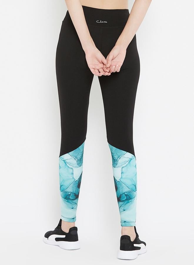 Clovia Clovia Marble Print Elastic Waistband Tights  - Image 5
