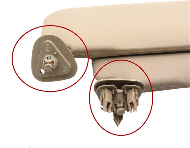 QASULER Sun Visor with Vanity Mirror for BYD Cars - Image 2