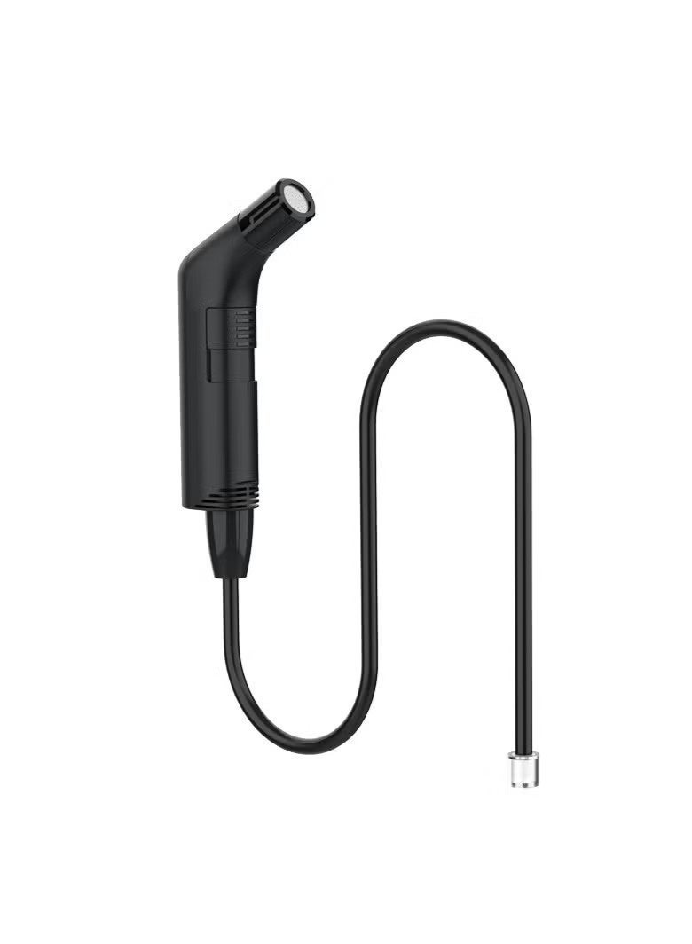 GreenLion Compact bidet sprayer for travel high battery capacity USB-C charging IPX6 waterproof  considerable length hose - Black - Image 2