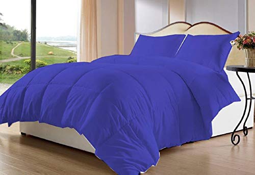 Rajasthan crafts Ultra Soft Microfiber AC ComforterQuiltDuvet 300 GSM Navy Blue Color King Size Double Bed 90 inches x 100 inches RCCS501B - Image 1